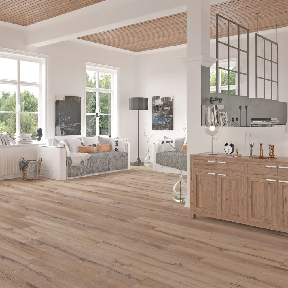 Ламинат ARTENS «Дуб Теон» с фаской — серый дуб для интерьера 85636862 STLM-0064865