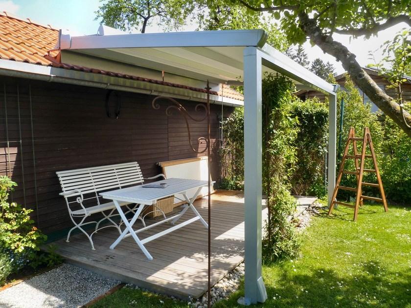 HELLA Пристроенная пергола из ПВХ со сдвижной крышкой Sintesi sun-id-1496092 - Вид №3