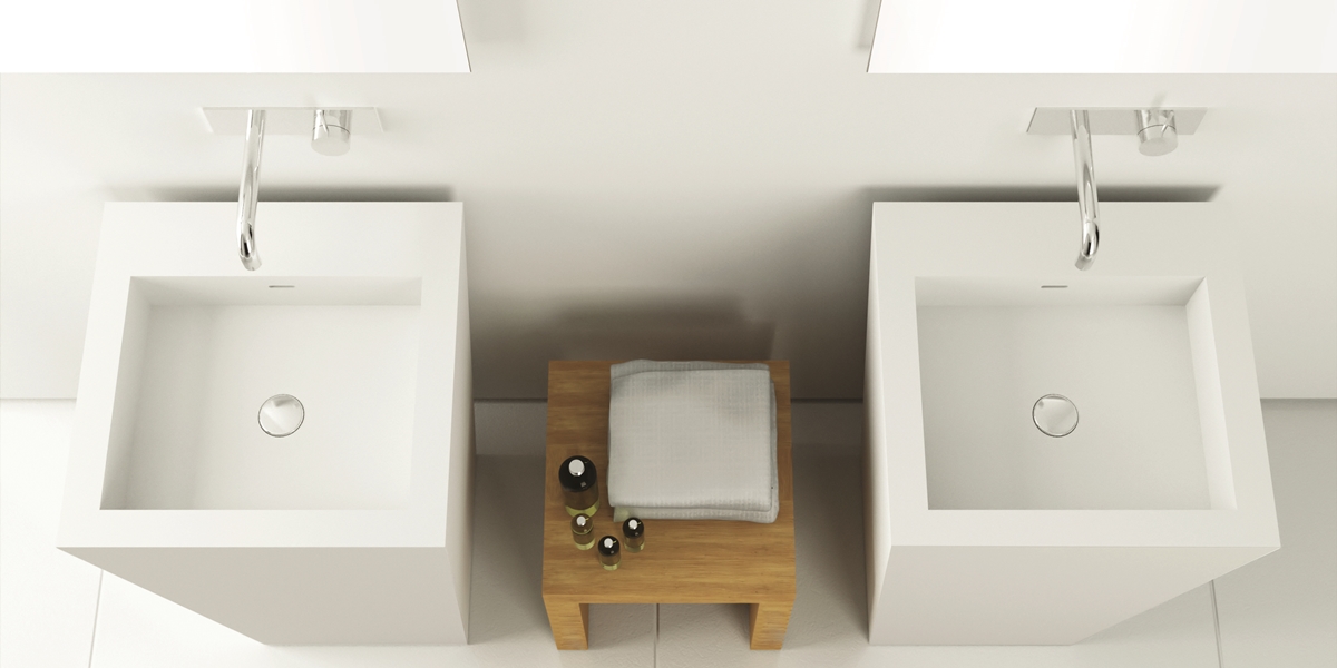 LTQ030285 Накладная раковина на столешницу  прямоугольная MOMA Design  - Вид №1