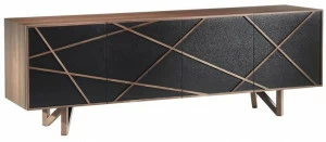 ENNE Буфет из лакированной древесины с распашными дверцами