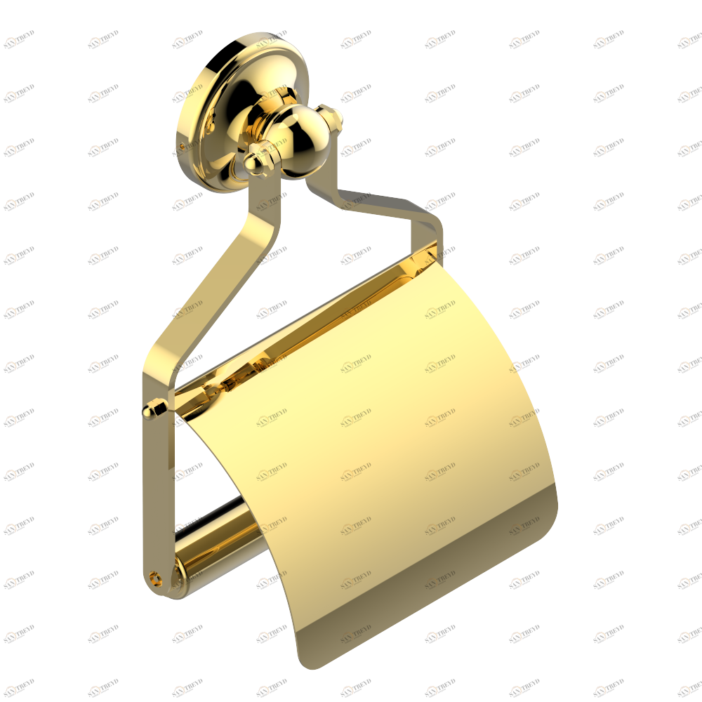 G29-540 Бумагодержатель с крышкой настенный Thg-paris Charleston Золото G29-540 CAT.F