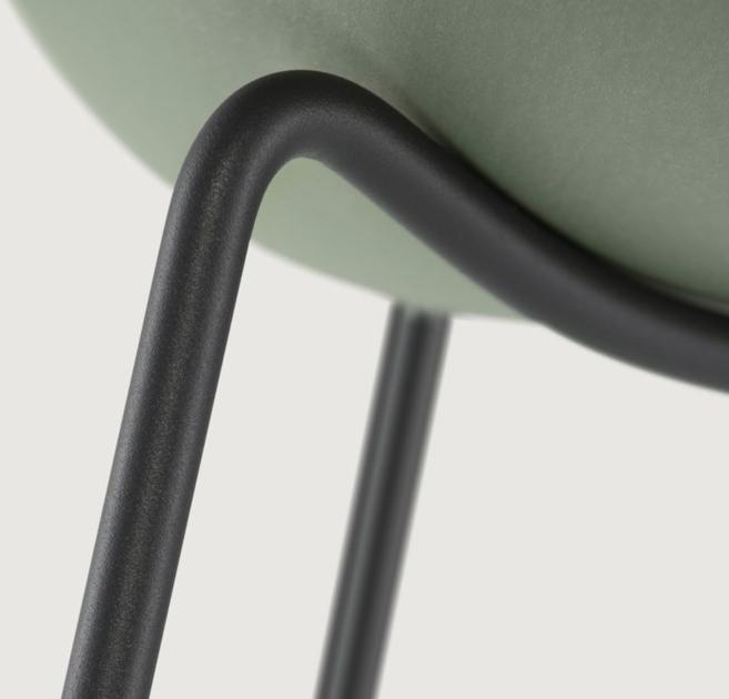 Brunner Стул на санках из экологического пластика с подлокотниками Crona 6322/a - Вид №1