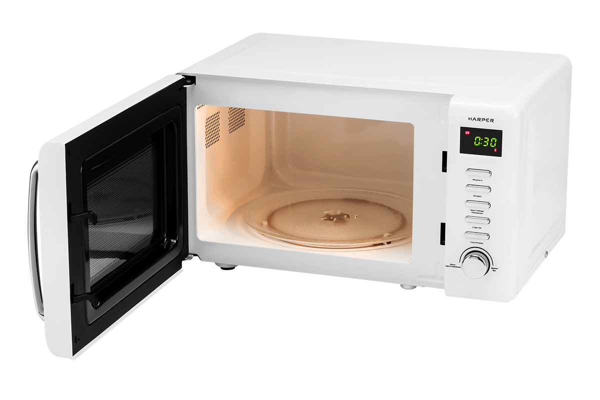 9936788 Микроволновая печь HARPER HMW-20ST02 белый STDN-0115238 - Вид №4