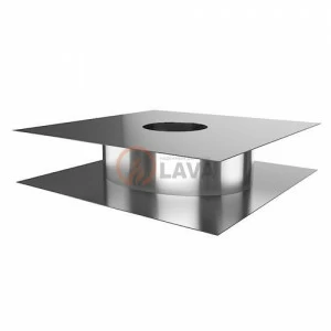 Проходной фланец LAVA 110, 750/750, нерж. 439 (0,5)/оцин.