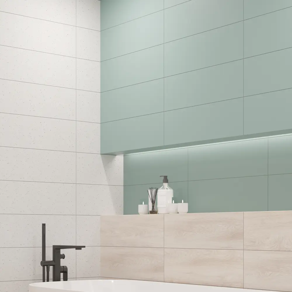 Плитка настенная LB Ceramics Юген Линдберг 20x60 см 0.84 м² матовая цвет зеленый 87023031 STLM-2162538