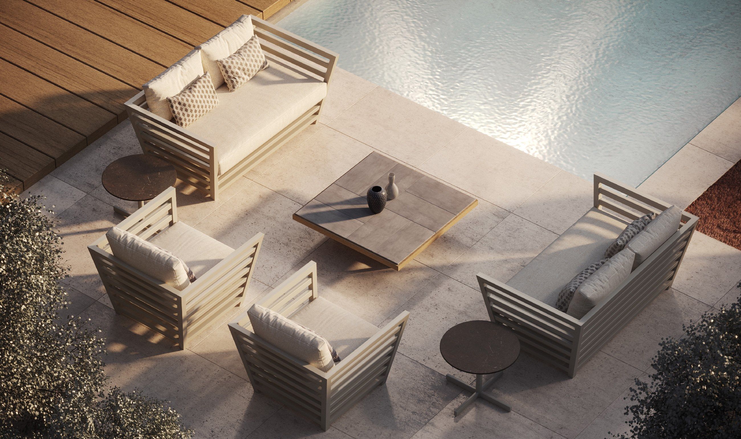 2-местный садовый диван Braid ARCH-00023216 - Вид №3