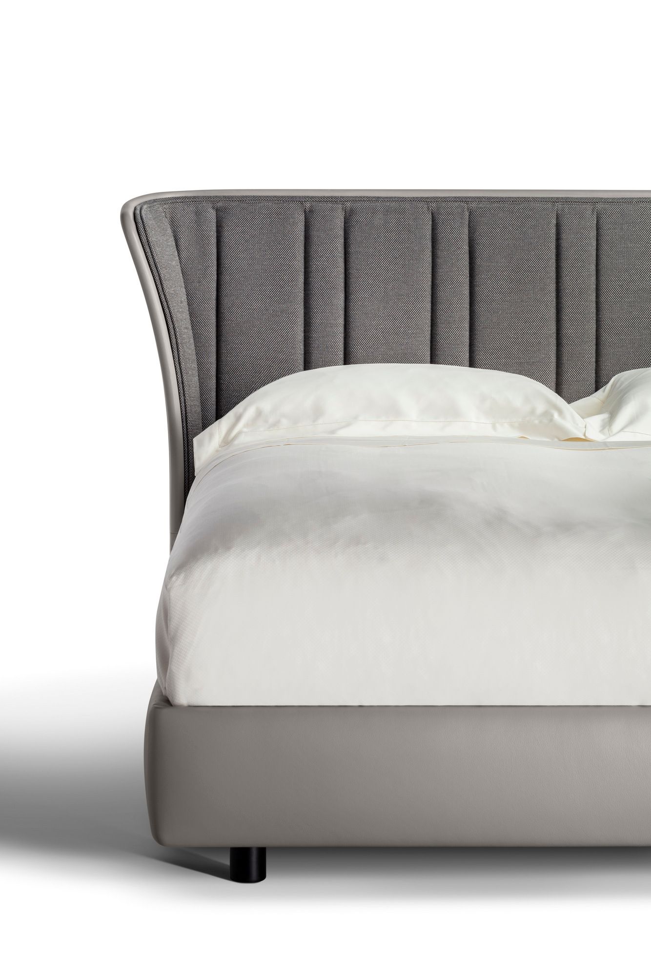 Двуспальная кровать из ткани с мягким изголовьем Poltrona Frau ночь-кровати ARCH-00036386 - Вид №3