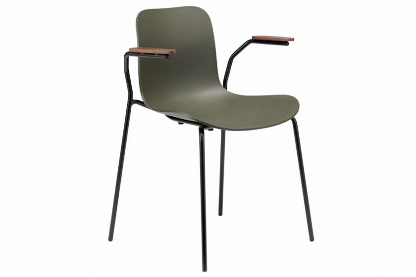 NORR11 Пластиковый стул с подлокотниками Langue sun-id-1383342 - Вид №5