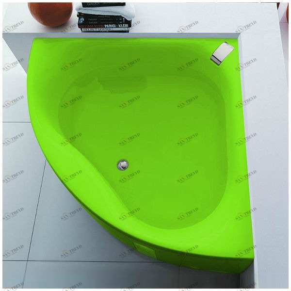 Ванна Gruppo tressee Slide V0441-S салатовая угловая большая Gruppo Treesse VTLV0441S