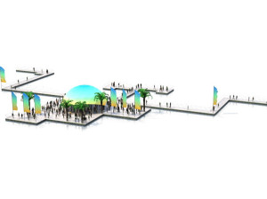 Плавающие понтоны для мероприятий