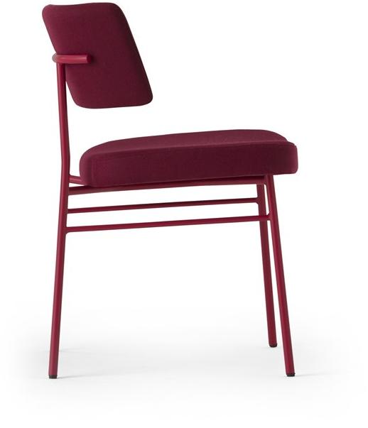 TrabA' Стул с открытой спинкой, обитый тканью Marlen 0161-met-im-marlen - Вид №1