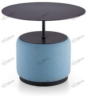 Midj Круглый журнальный столик из стали и ткани sun-id-1380685