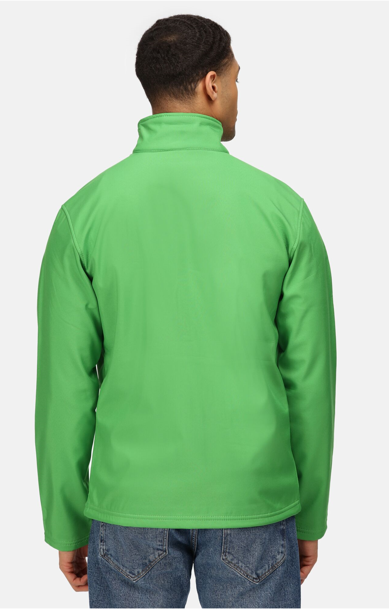 5046553 Куртка РЕГАТТА ПРОФЕШИОНАЛ ОКТАГОН II софтшел салатово/черная  Зимняя спецодежда  размер 62-64(XXXL)  - Вид №2