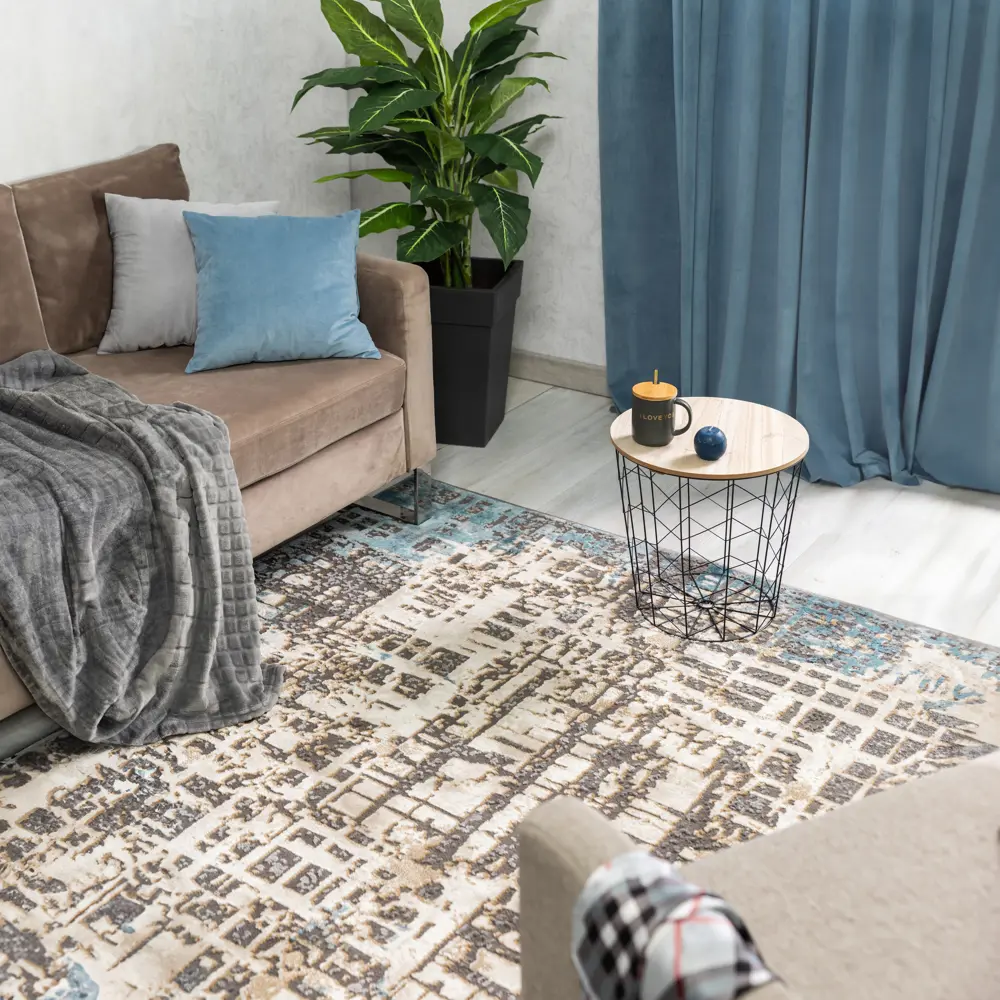 Ковер полипропилен Serenity D730 240x340 см цвет голубой 84804888 STLM-2212582 