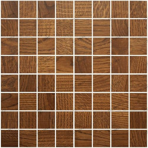 Мозаика и 3D панели из дерева Da Vinci Мозаика 8x8 Cognac 040 Дуб Селект (Гладкая) 288х288 мм 1301100040