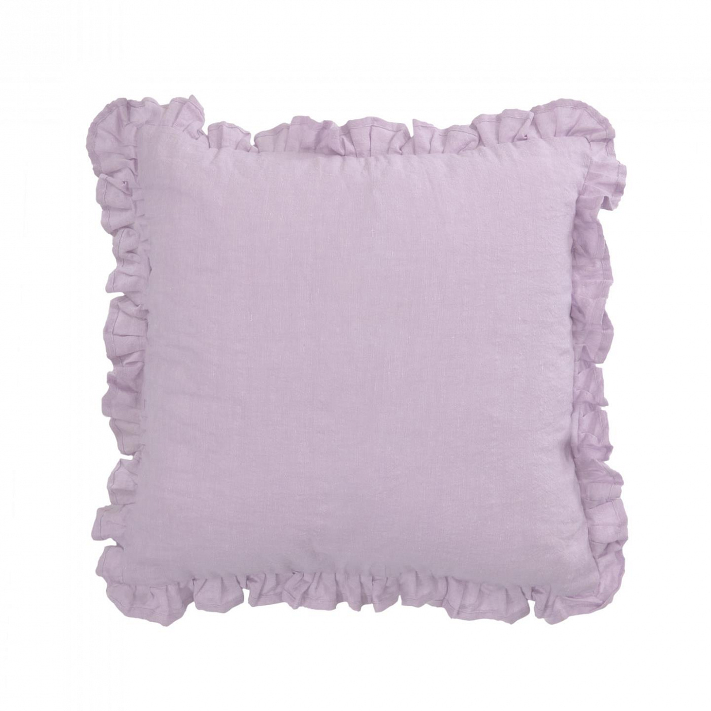 109442 Nacha cotton and linen cushion cover in lilac 45 x 45 cm La Forma  - Вид №1