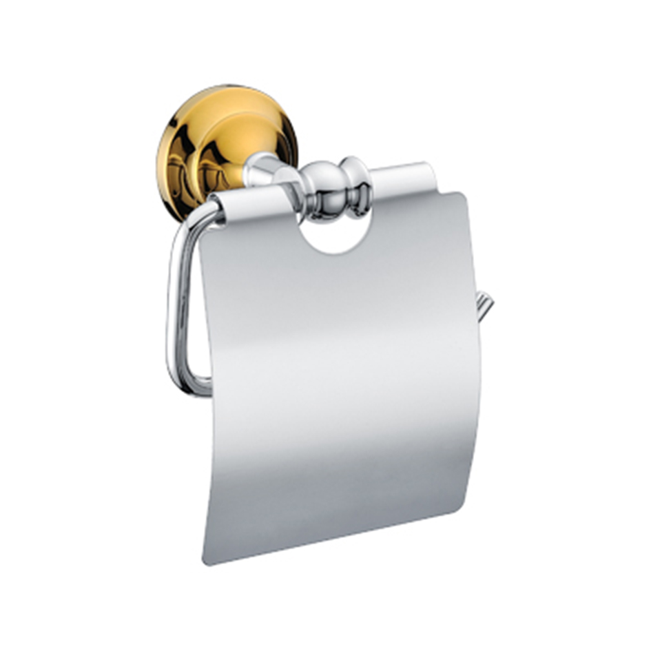 Держатель туалетной бумаги MELANA хром+золото MLN-820007 820 серия