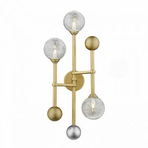 Светильник настенный золотистый Delight Collection W68084-3 Gold DELIGHT COLLECTION  00-3882910 Золото