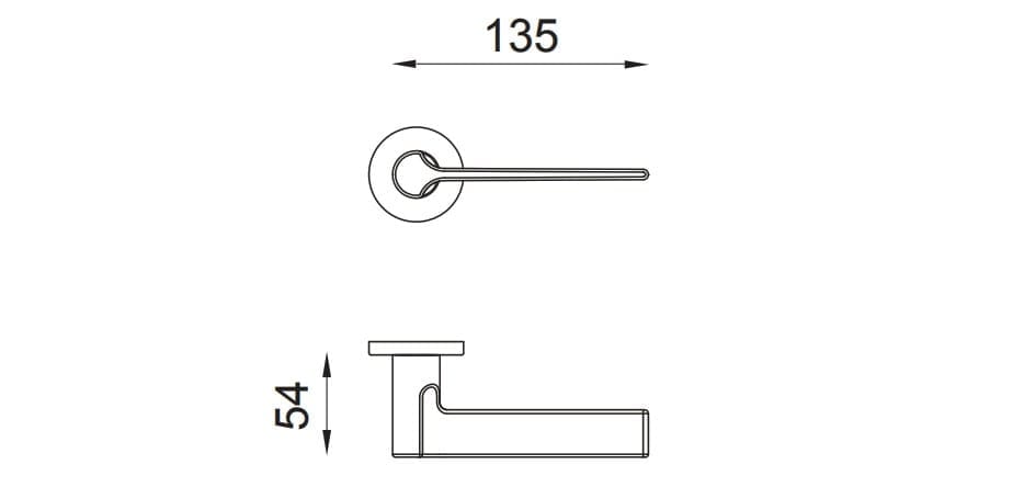 Металлическая ручка In Stock dnd ARCH-00062641 - Вид №2
