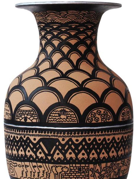 Kiasmo Терракотовая ваза Veia 2013kdvvei3 - Вид №2