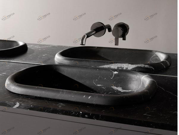 Накладная раковина консольная овальная Inbani sun-id-1369102