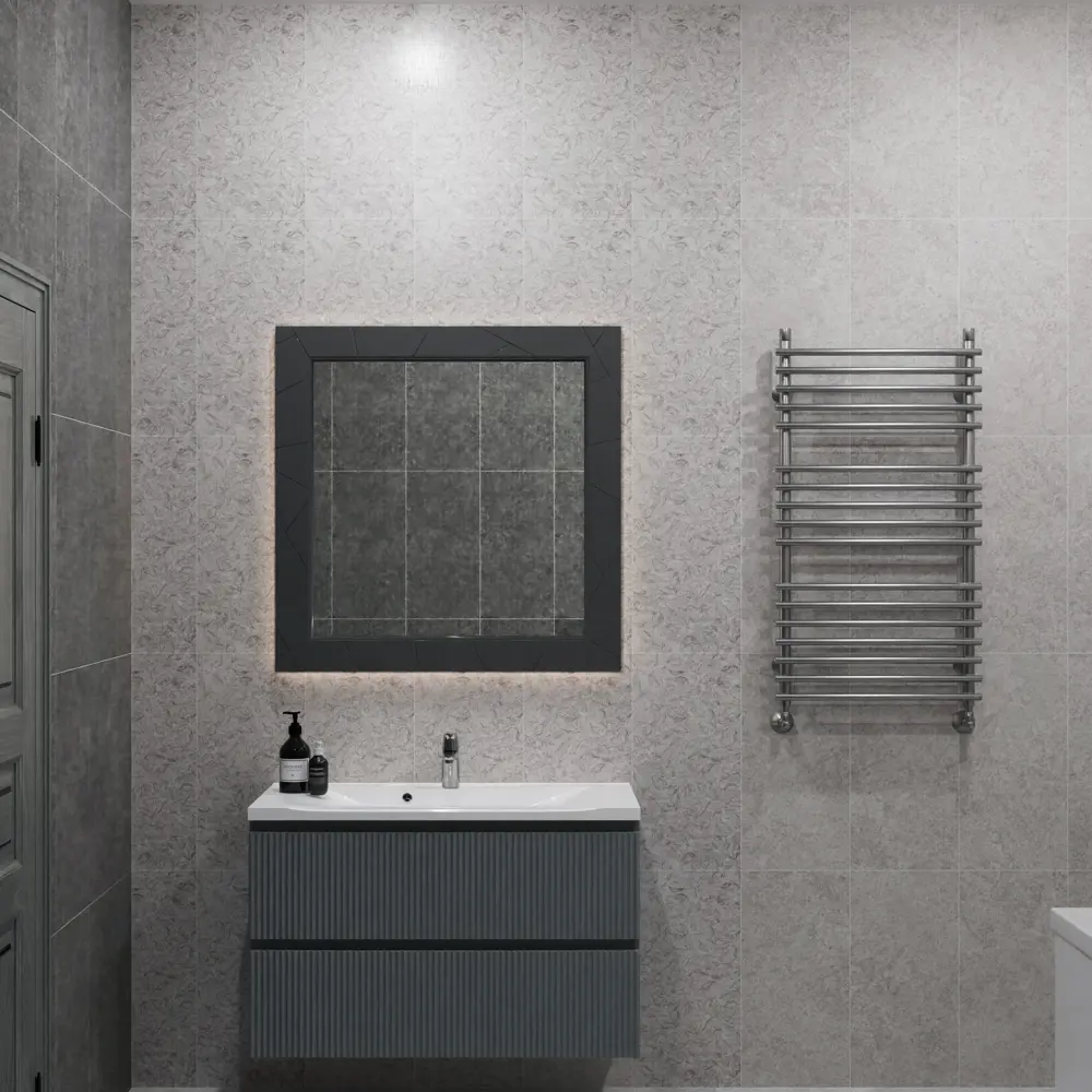 Настенная плитка Axima Лац Флора 30x60 см 1.62 м² матовая цвет светло-серый STLM-2210843 - Вид №4