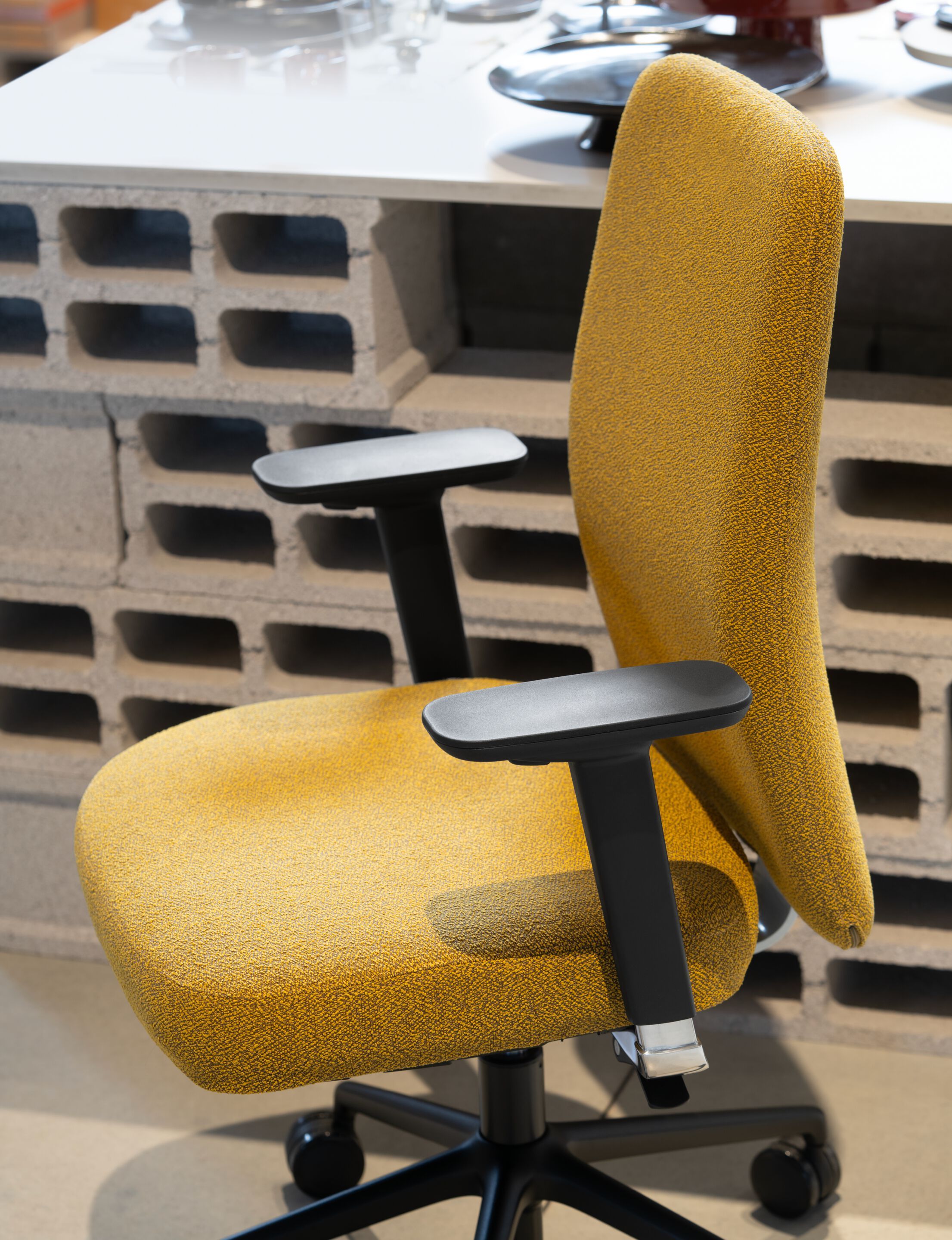 Поворотный тканевый рабочий стул с подлокотниками Quinti Sedute BLITZ ARCH-00041687 - Вид №2