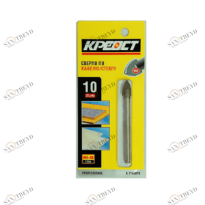 Сверло по стеклу и керамике 4мм 1/4 Креост 12998