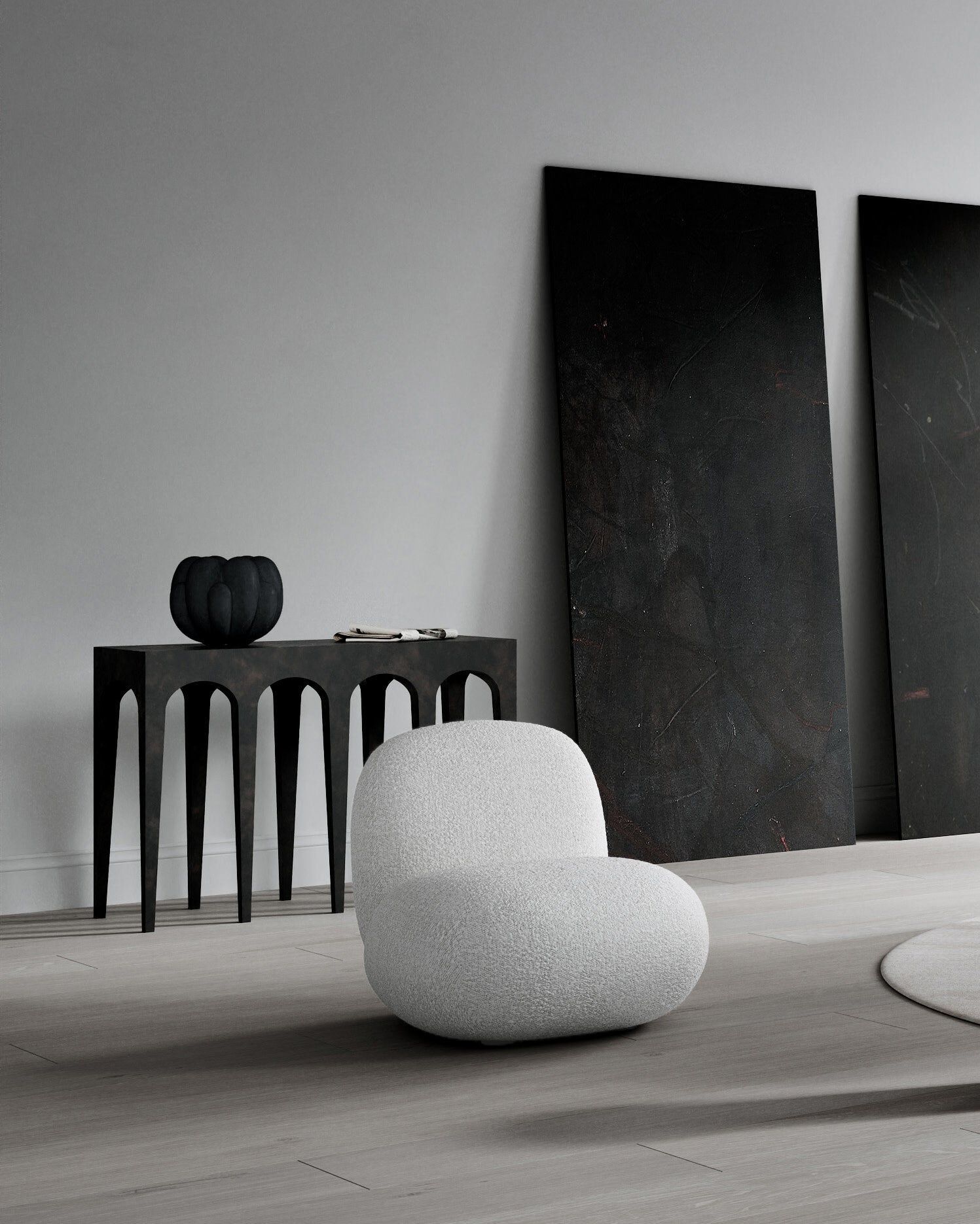 Прямоугольный консольный стол из волокнистого бетона 101 Copenhagen лук ARCH-00058044 - Вид №2