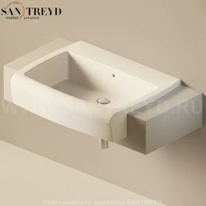 Flaminia UNA Консоль для раковины от 100 до 200 см серая UNA75M1.7047