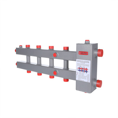 VTc.100.SH.070603 Гидроразделитель с коллектором горизонтальный Valtec 3 контура, до 70 кВт 