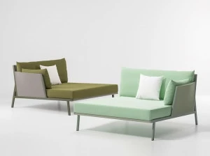 Kettal Садовая кровать из ткани Vieques #41610-.../41615-..