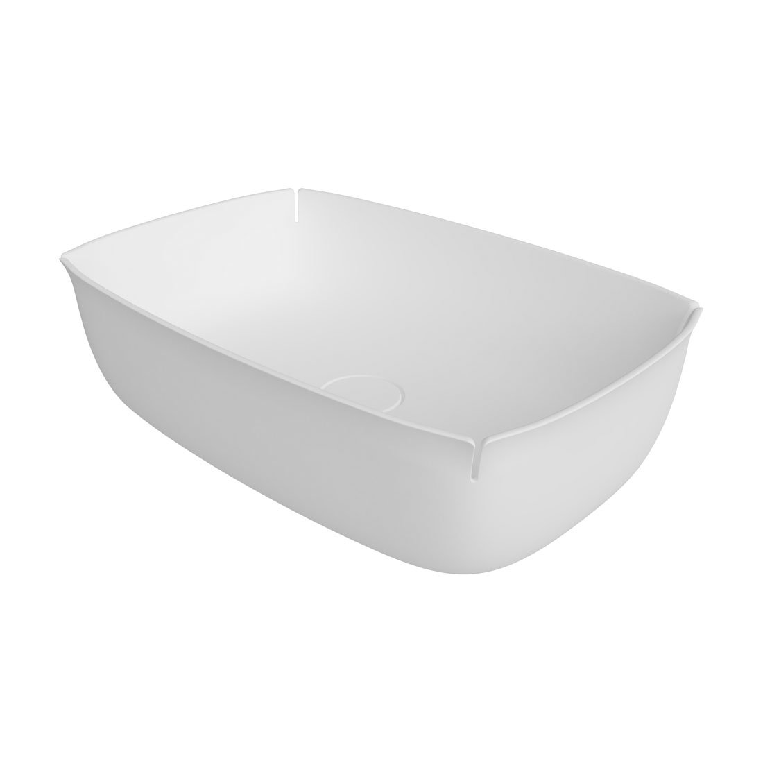 Bloom Накладная раковина на столешницу  прямоугольная Antoniolupi 