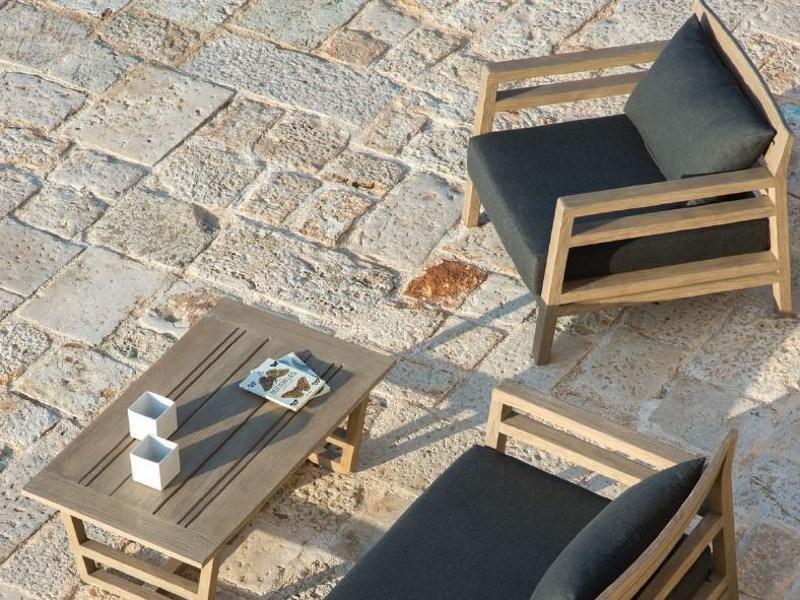 Ethimo Садовое кресло из тика с подлокотниками Costes Copo0100 - Вид №8