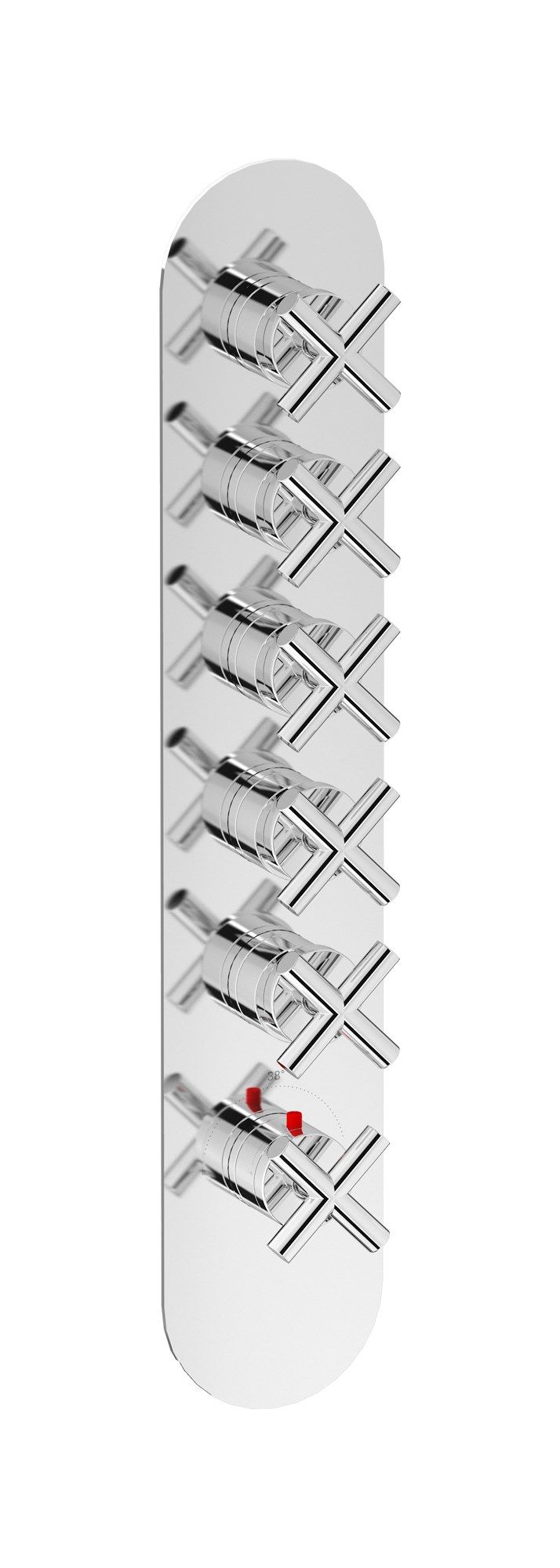 Термостатический смеситель для душа с 6 отверстиями IB Aqua ARCH-00142178 - Вид №6