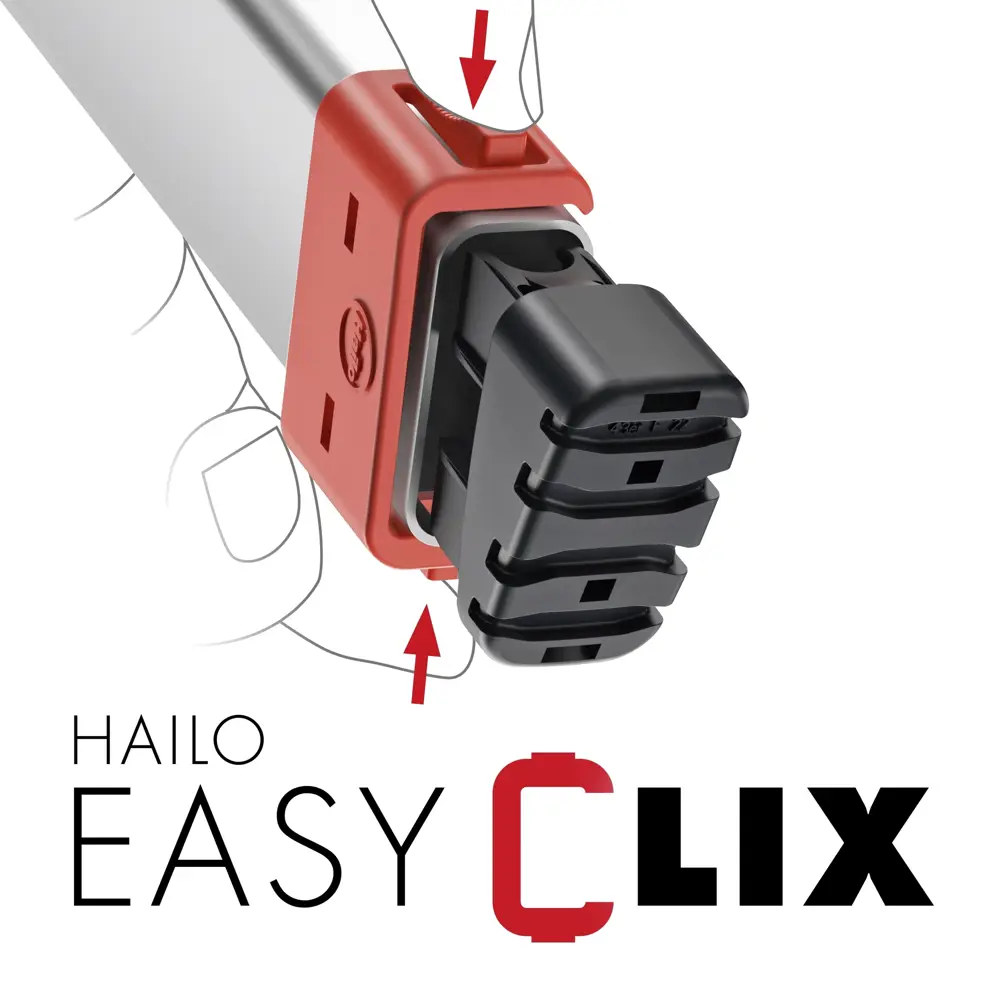 Стремянка алюминиевая с крючком Hailo 8 ступеней 10758149 STLM-2099230 Santreyd  - Вид №6
