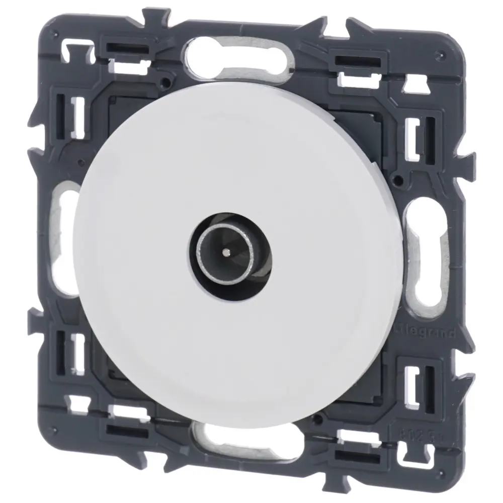 ТВ-розетка Legrand Celiane, оконечная, цвет белый 81976570 STLM-2186056