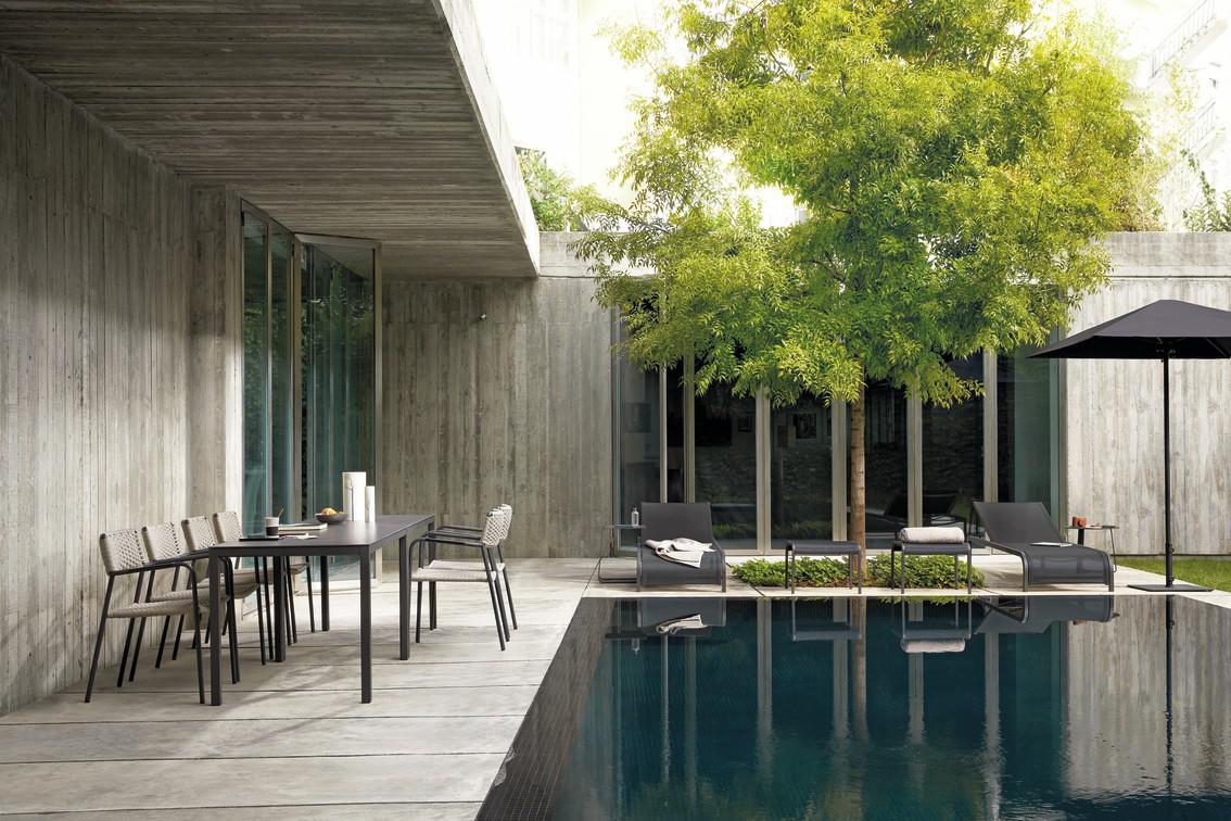 Стул белый веревка 11мм серебристый Manutti Echo MNST586 - Вид №32