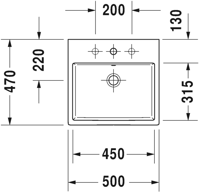 2350500028 Подвесная раковина настенная овальная Duravit Vero Air - Вид №1