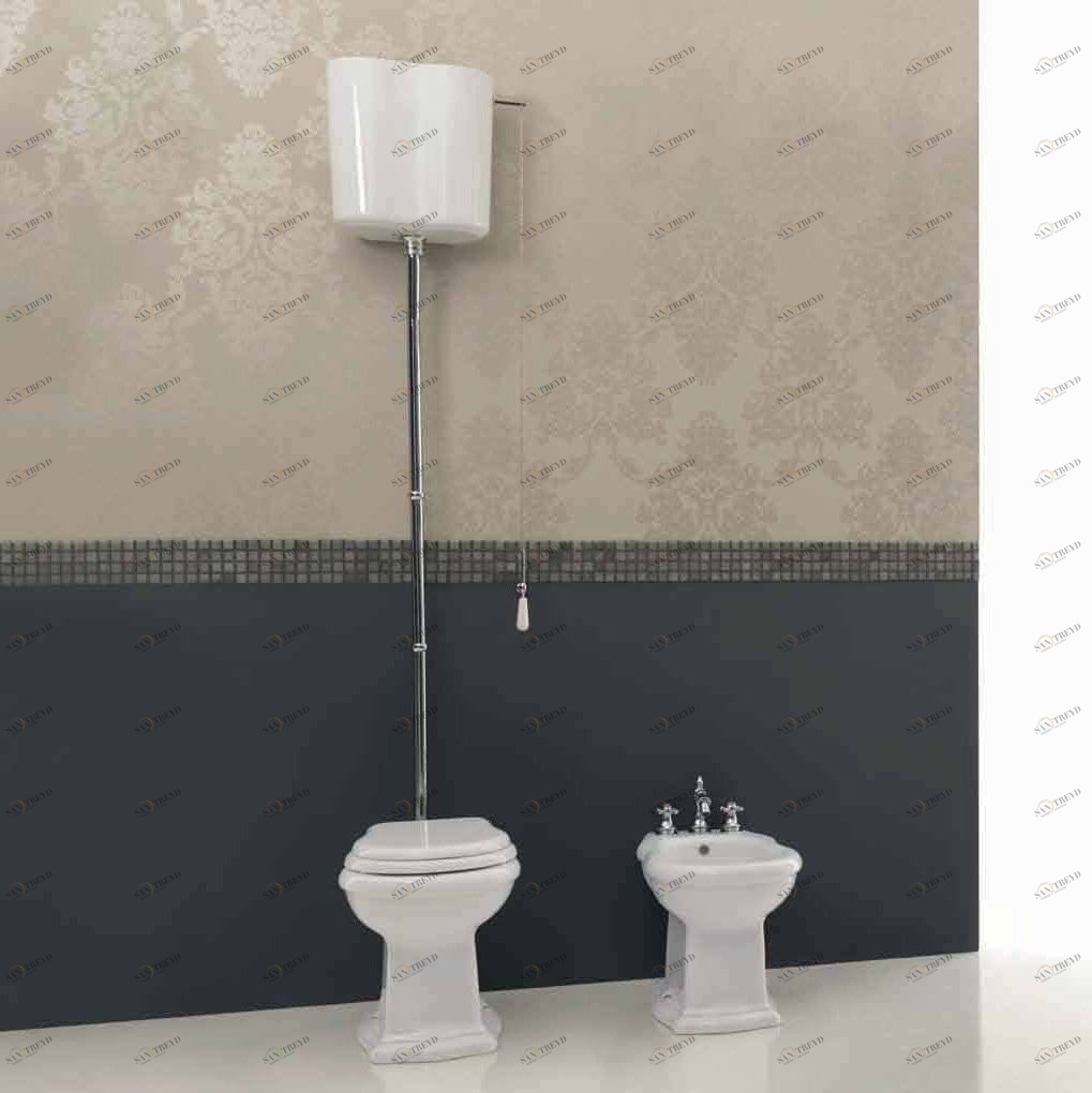 42603 Компакт унитаз с бачком Белый  Contea Италия Santreyd