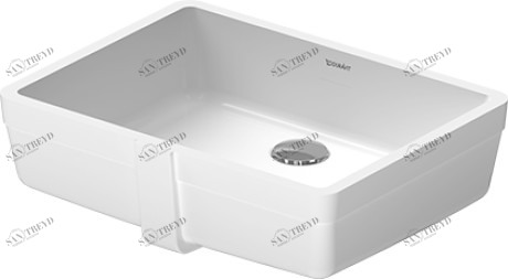 0330430000 Накладная раковина под столешницу  овальная Duravit Vero