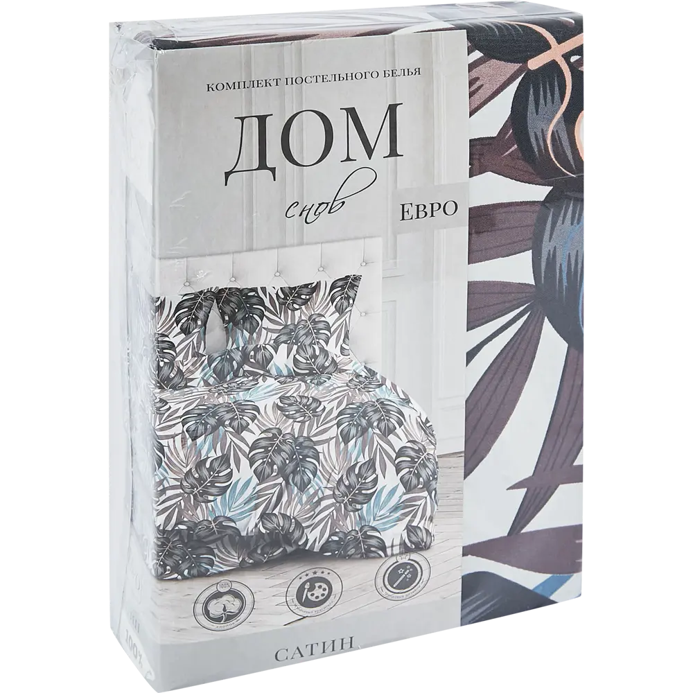 Шуйские ситцы: Комплект постельного белья «Дом снов Монстера» евро 89338196 STLM-1037732 - Вид №5