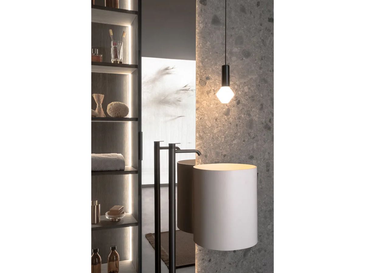 Круглый подвесной умывальник из твердой поверхности Inbani ARCH-00062416 - Вид №3