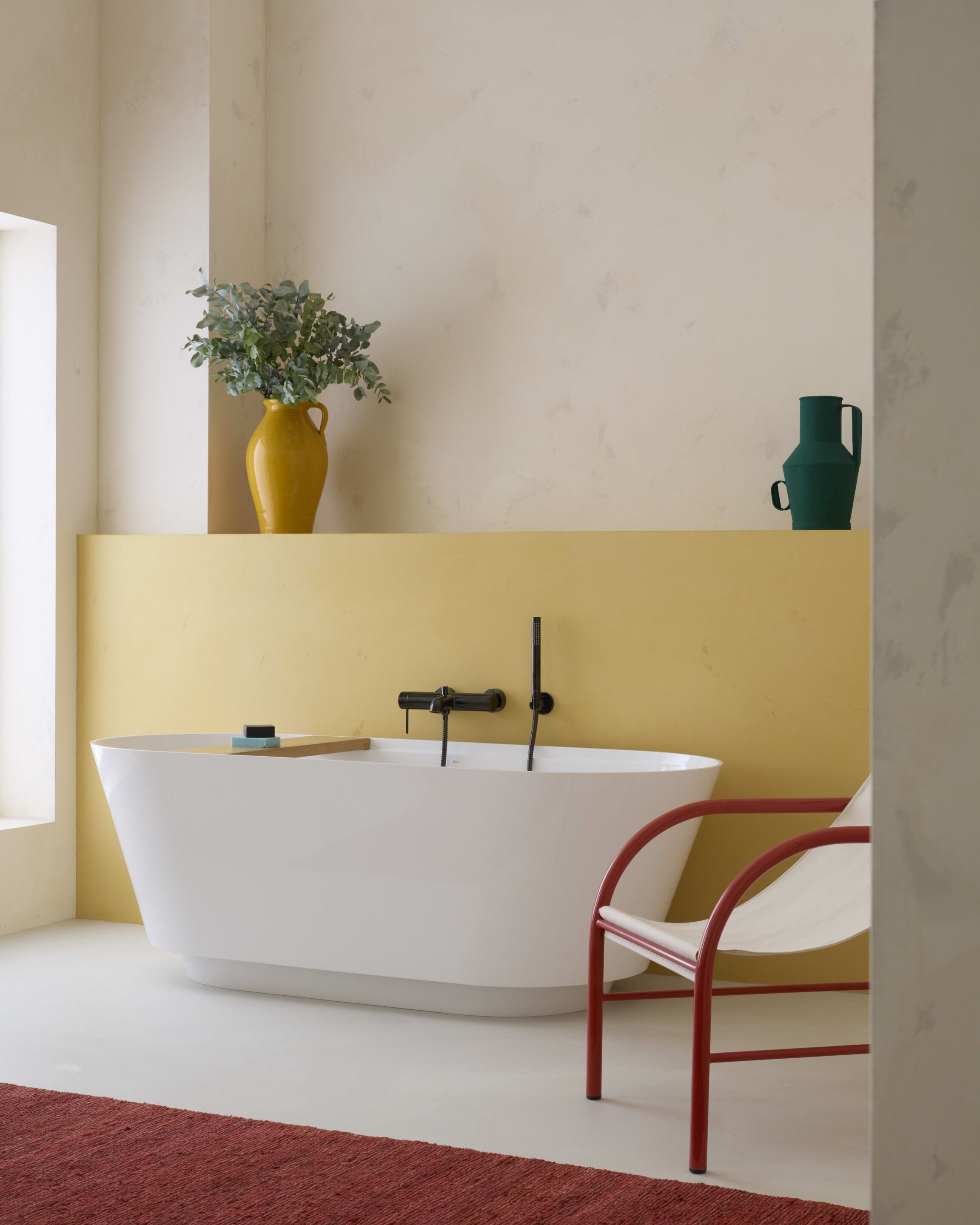 Овальная ванна в центре комнаты в Stonex® Roca Tura ARCH-00058759 - Вид №7