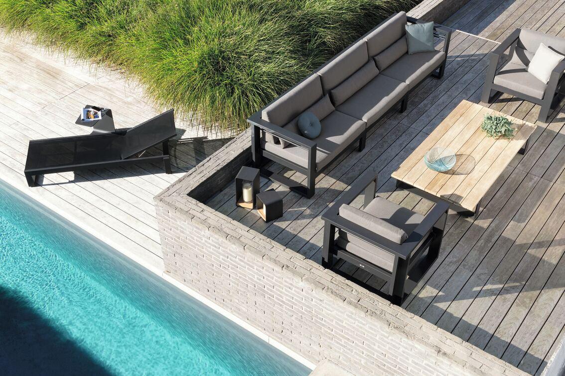 MNST1135 Concept 4 лава черный текстиль справа Manutti Fuse - Вид №1