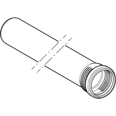 393.405.14.1 Труба Geberit Silent-Pro с раструбной муфтой Geberit  - Вид №1
