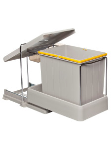 Контейнер для мусора на дверцу Gamma 400/17 Light Grey NAVAKO