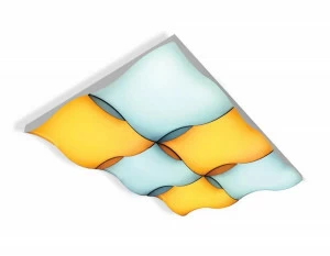 Потолочный светильник светодиодный белый Ambrella light Orbital Parrus FP2356 WH 192W D720*480 AMBRELLA LIGHT ORBITAL PARRUS 00-3890585 Белый