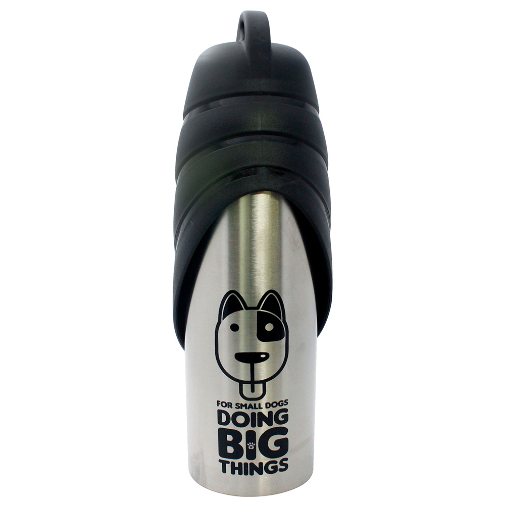 ПР0057799 Бутылка для собак SS Fin Cap Bottle металлическая 750мл Foxie 