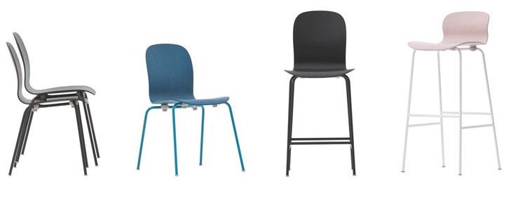 Cappellini Штабелируемый стул из фанеры Tate color sun-id-1487918 - Вид №1